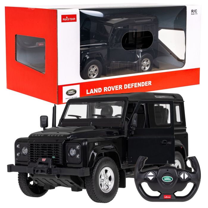 Autko R/C Land Rover Defender RASTAR Czarny Auto zdlanie sterowane