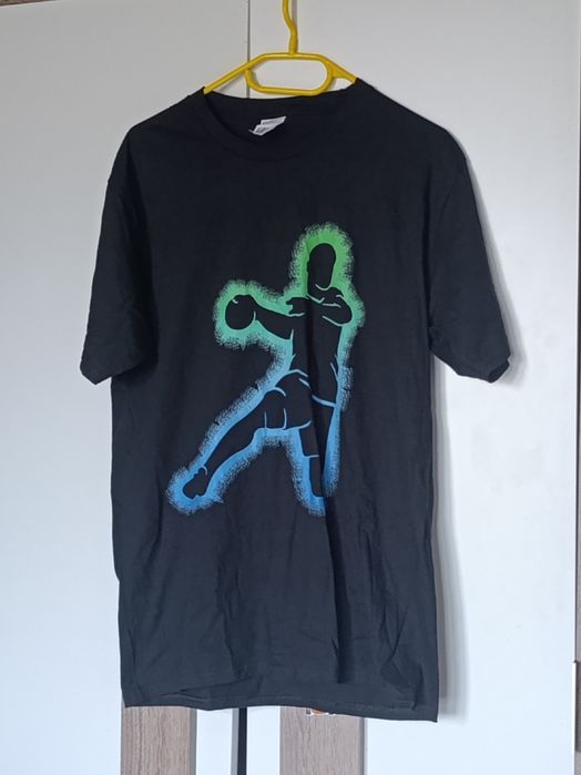 T-shirt koszulka męska czarna M piłka ręczna