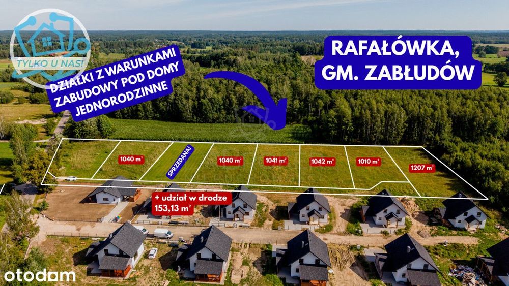 Działki z warunkami zabudowy - Rafałówka!