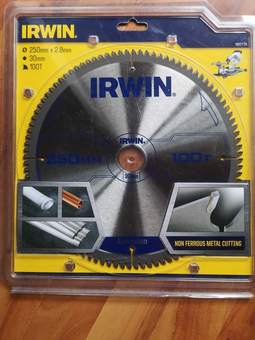 Tarcza nowa Irwin do aluminium miedź plastikblitster