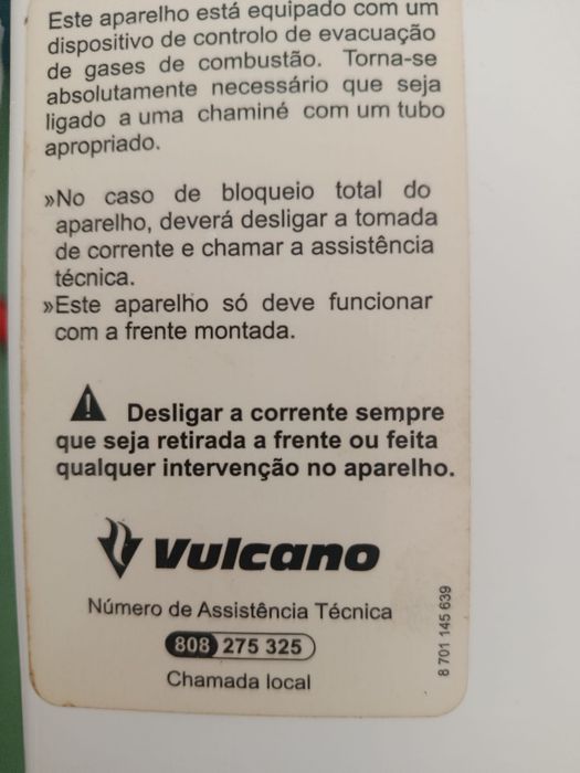 Esquentador Vulcano em bom estado