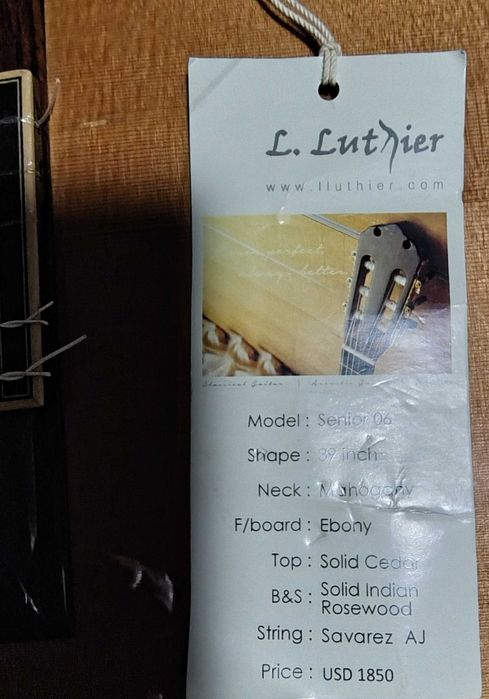 Gitara klasyczna Luthier