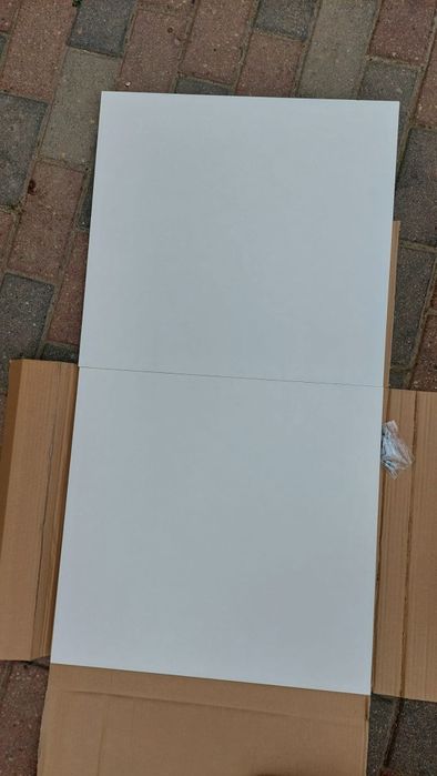NOWE półki białe 50x49cm 2 sztuki Agata Meble formatki płyta meblowa