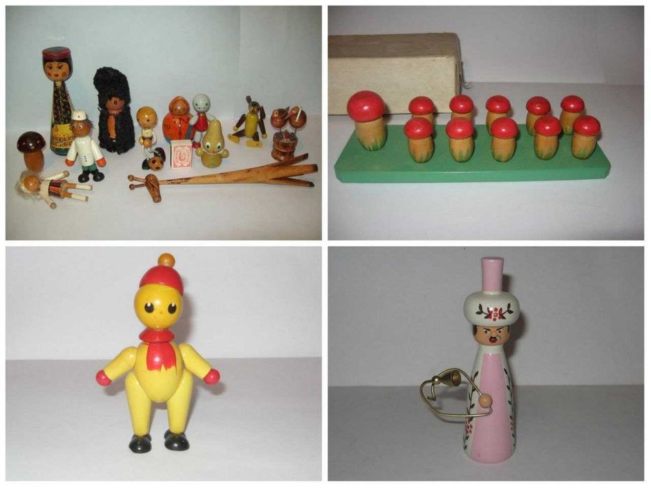 Игрушка деревянная фигурка игра про-во СССР дерево