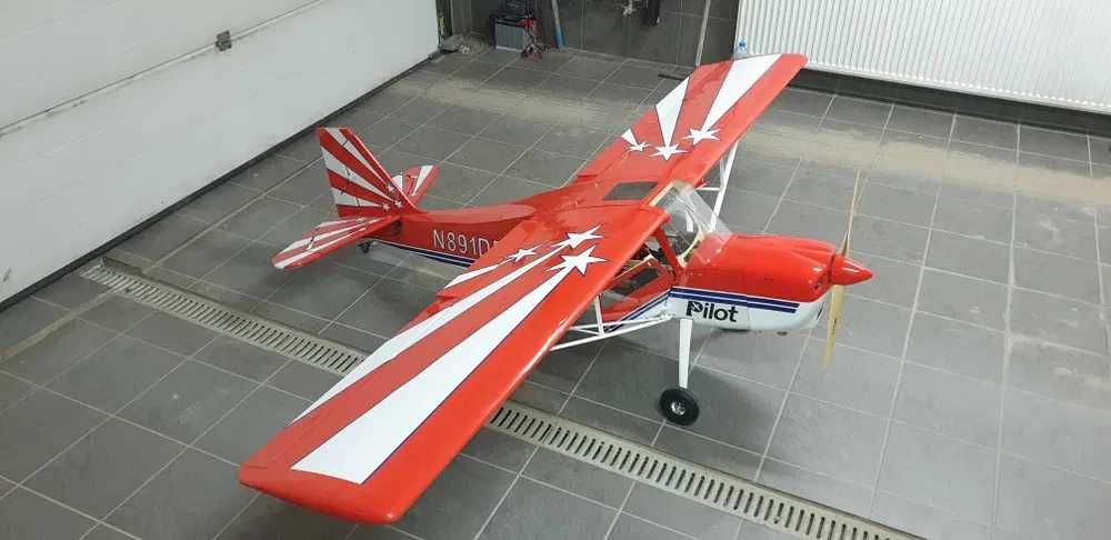 Samolot RC Decathlon od Pilot RC 2.7m ,DLE 55RA, Powerbox