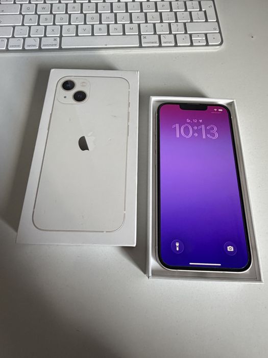 Bateria 100% iPhone 13 128gb Starlight Idealny