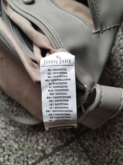 Jenny Fairy torebka damska torba uzywana szara