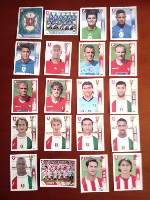 109 cromos diferentes 2008/09 descolados/recortados