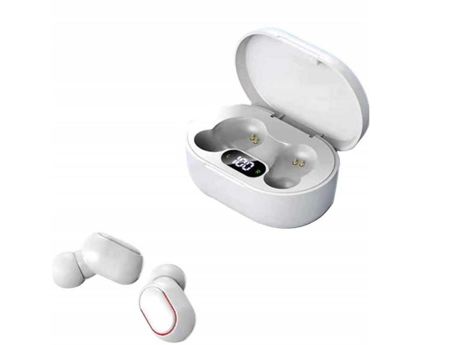 Słuchawki bezprzewodowe E7S TWS Bluetooth 5.3 białe KOD 1626