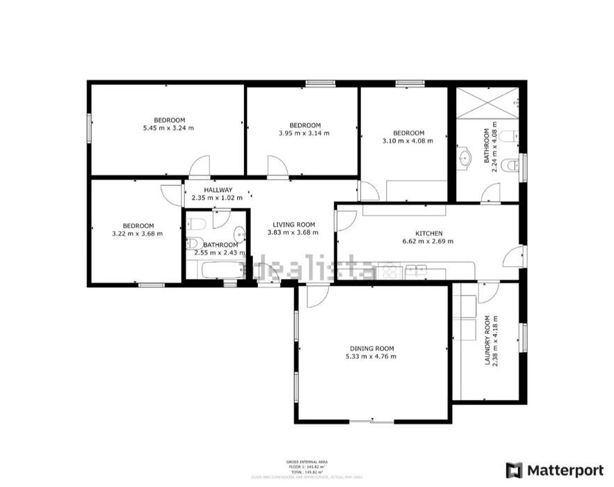 Moradia V4 com 163 M2 e terreno agrícola  com 11.100m2