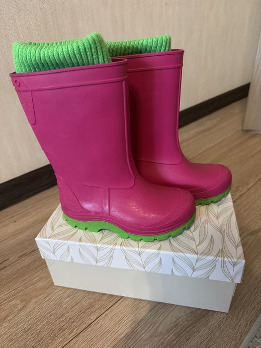 Гумові чобітки для дівчинки 20 см