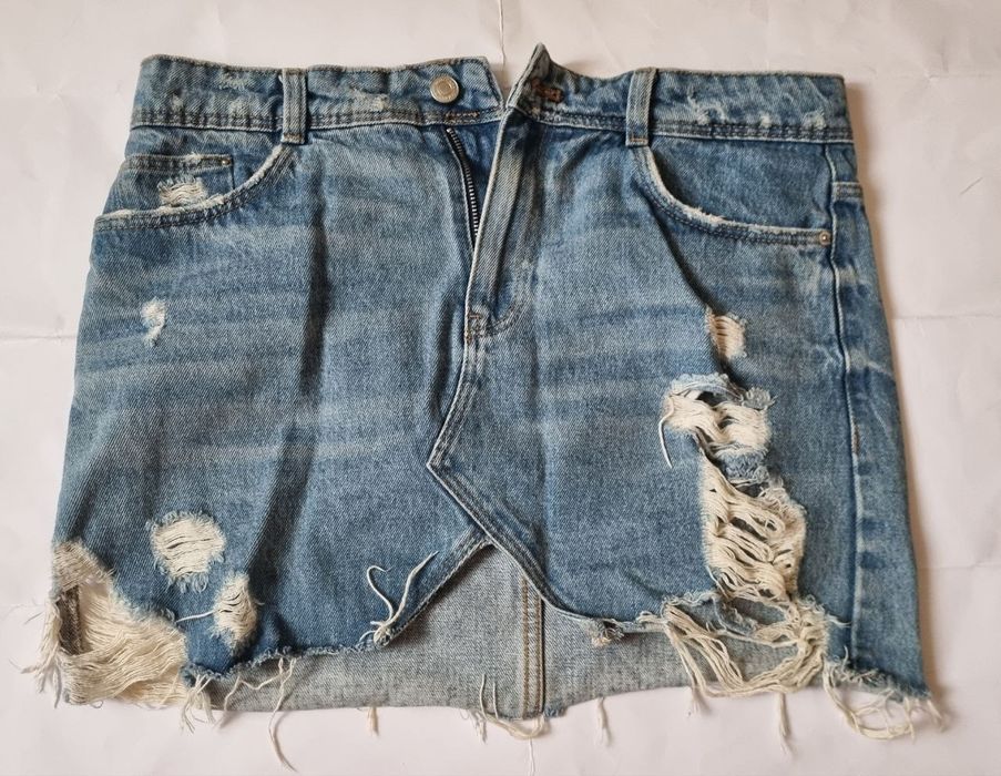 Джинсовая юбка zara