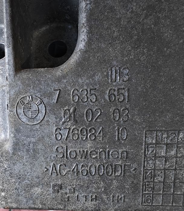 Поддон BMW X5, N55