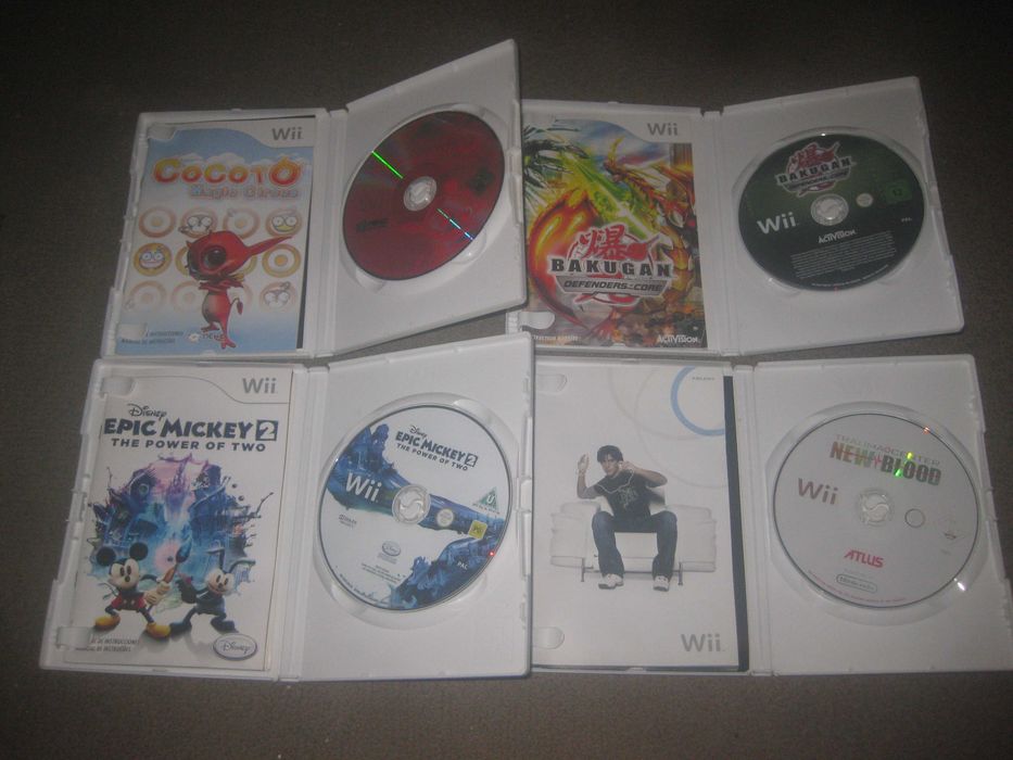 4 Jogos para a Nintendo Wii/Completos!