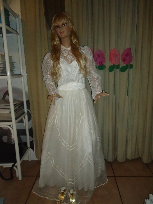 Vestido de noiva em Renda...