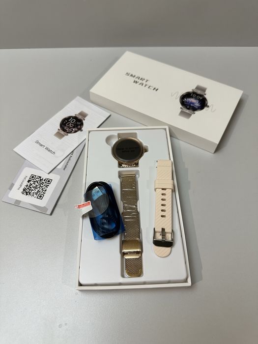 Женские Smart часы NX7 Pro Gold Amoled жіночий смарт годинник