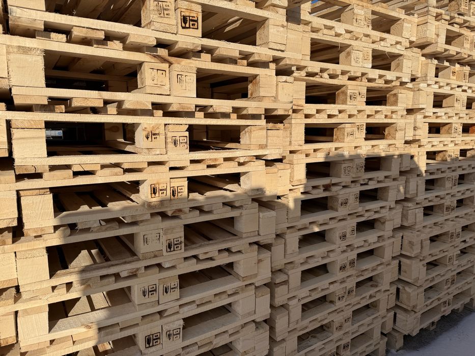 Новые поддоны в наличии, документы с фитоконтролем на экспорт