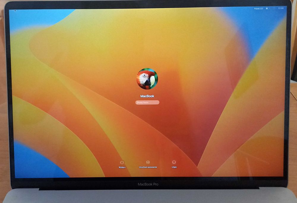 Laptop MacBook Pro 16-inch 2019