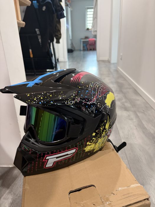 Kask cross quad hulajnoga
