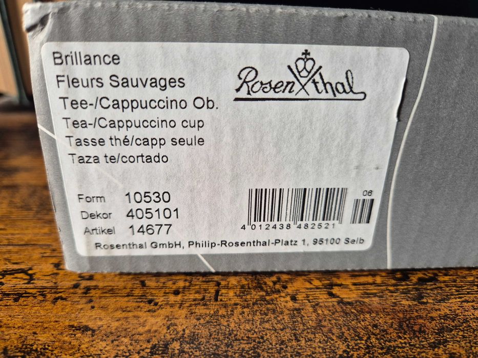 Filiżanka z serii Tajemniczy Ogród firmy Rosenthal, nowa