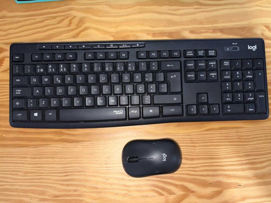 Teclado + Rato LOGITECH MK295 (Wireless - Teclado Numérico)
