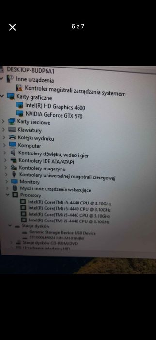 Komputer Stacjonarny GTX 750TI 2GB i5 4440 12Ram DDR3 1TB HDD
