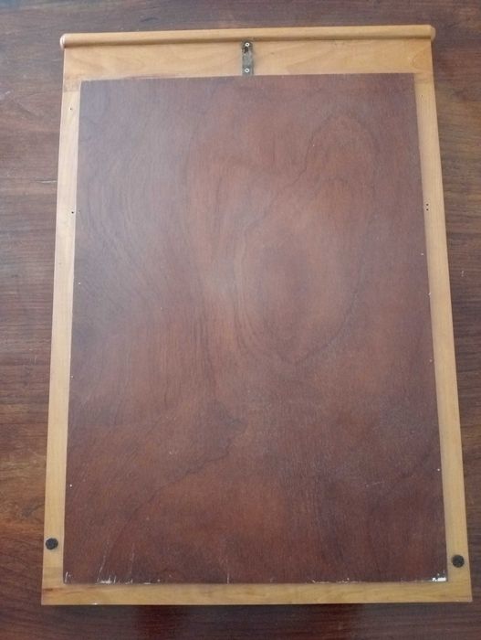 Espelho Vintage em Madeira de Cerejeira (80x55cm) – Estilo Clássico