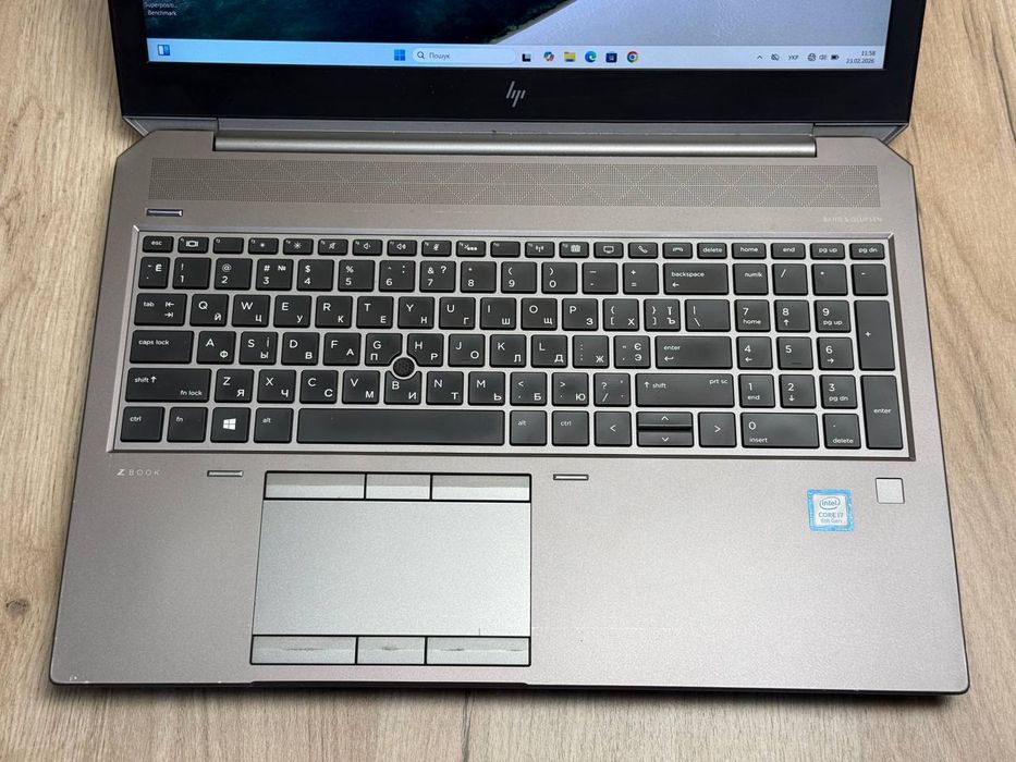 Игровой ноутбук HP 15.6 fhd ips/i7-8850h/Nvidia 4gb/16/256/АКБ 4 часа