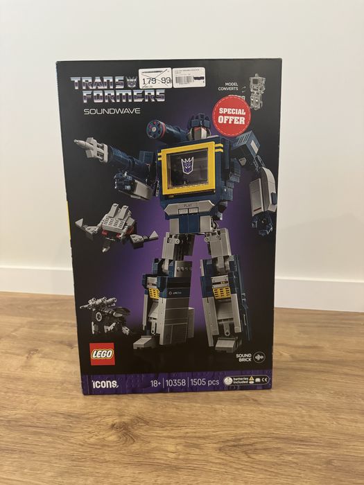 Lego 10358 - Transformers: Soundwave [SELADO]
