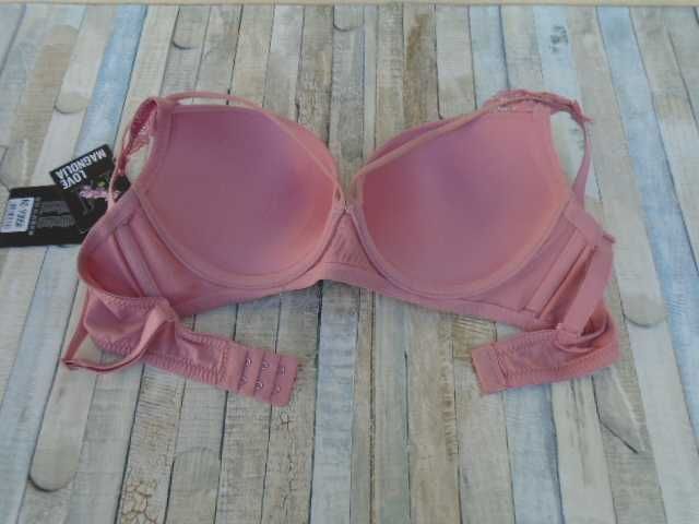 Magnolia /  zmysłowy biustonosz 75C  indyjski róż  ramiączka straps