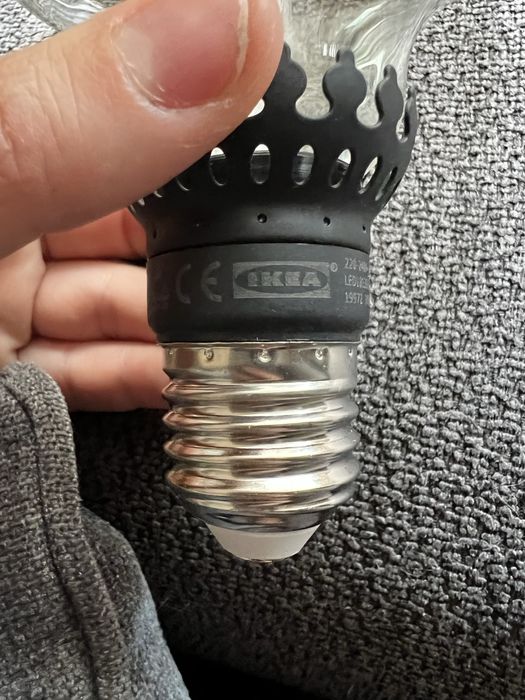 Lampa nad wyspę stół drewniana 4 zarowki IKEA ROLLSBO