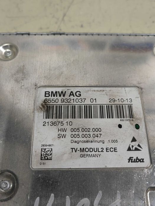 Módulo de Vídeo/TV BMW TV Serie 3/5/7 F30/F10/F01 932.1037