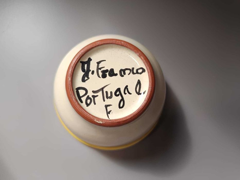 Tacinha em Faiança Portuguesa – Pintura Floral Artesanal