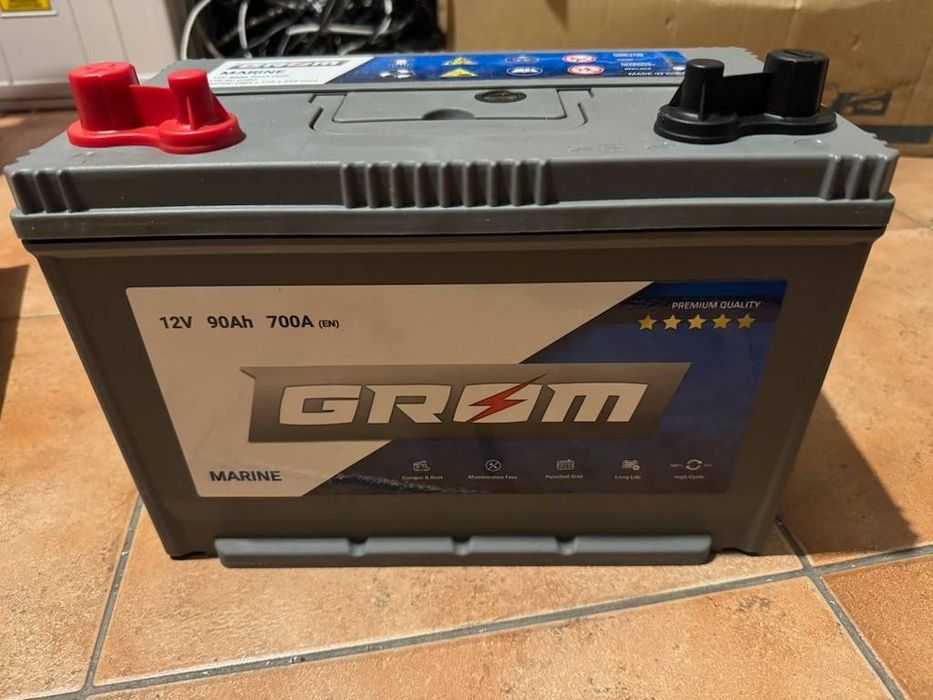 Akumulator samochodowy Grom Marine 90ah 700a