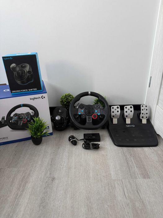 Kierownica Logitech G29 DrivingForce PC/PS4/PS5 + Shifter - Pudełko!