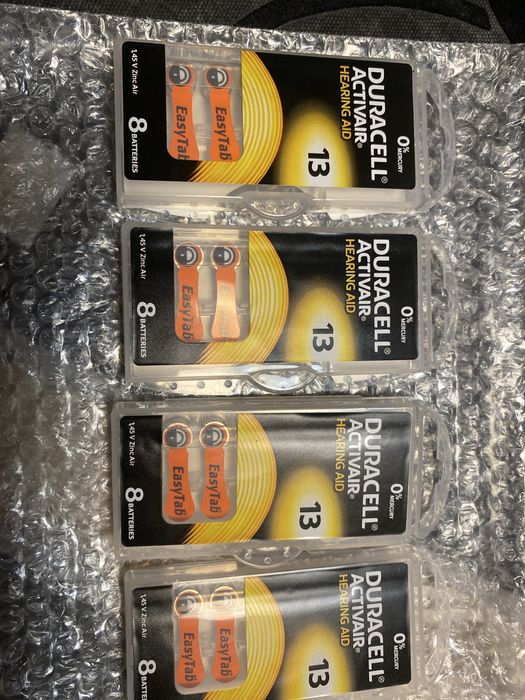 Батарейки  слухового аппарата 13 size