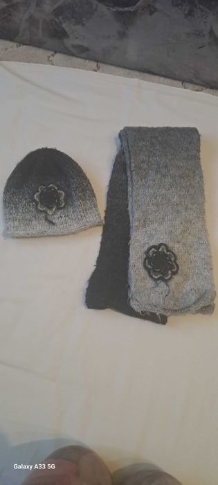 Czapka + szalik dla dziewczynki