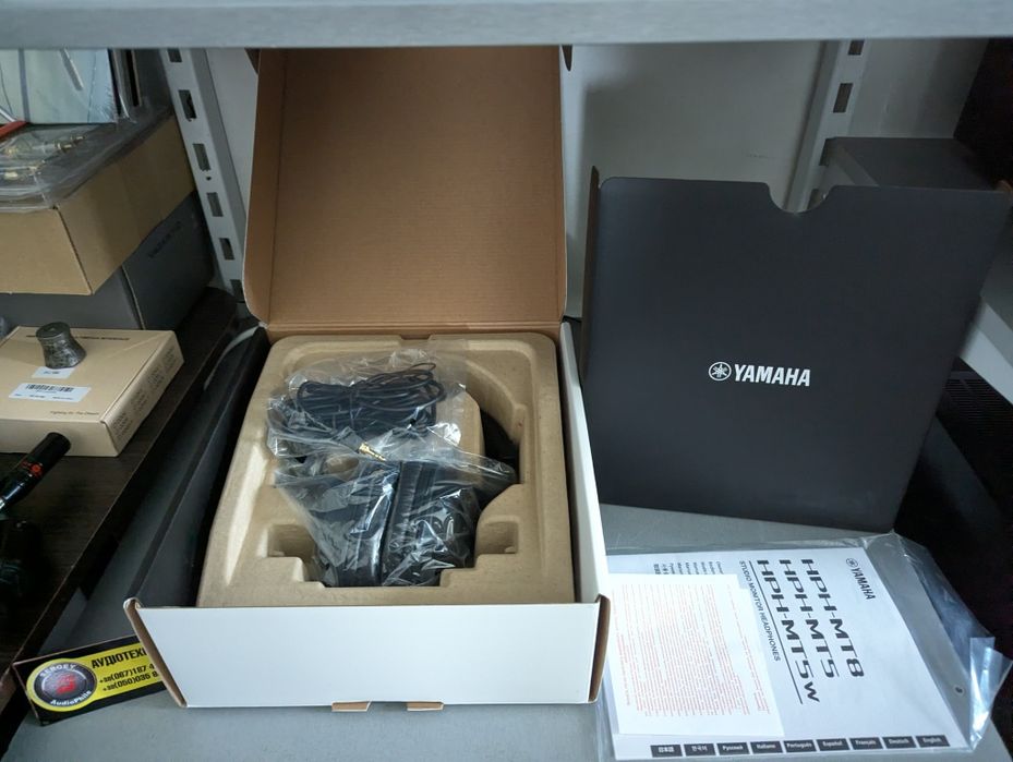 Р-в! Официал! НОВЫЕ! Наушники Yamaha HPH-MT5. Гарантия!