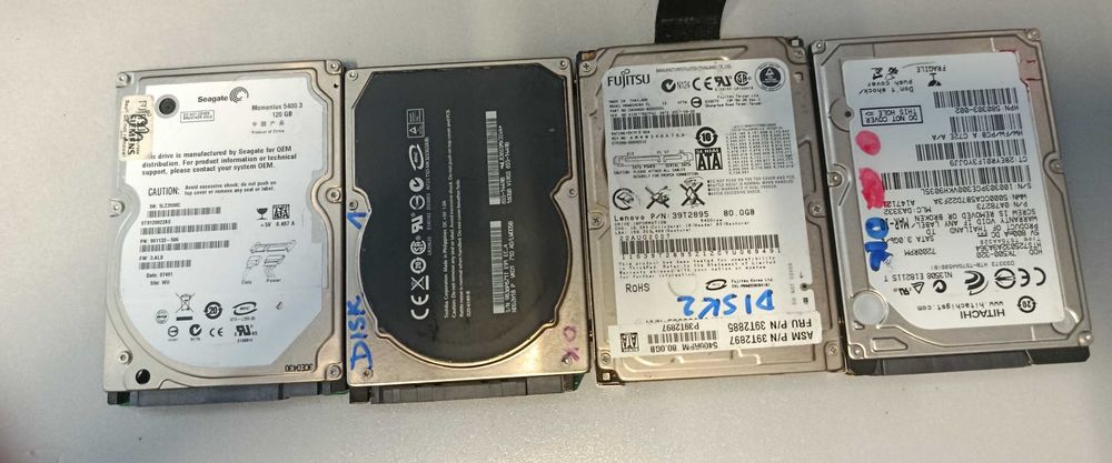 Zestaw dysków 2,5  i 3,5  sata.