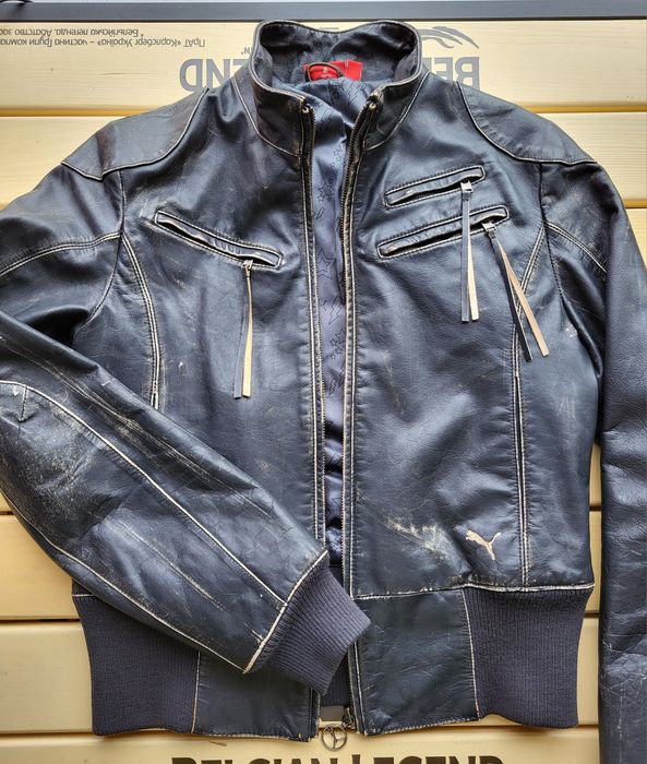 Рідкісна, шкіряна куртка, Puma Black  500cc оригінал