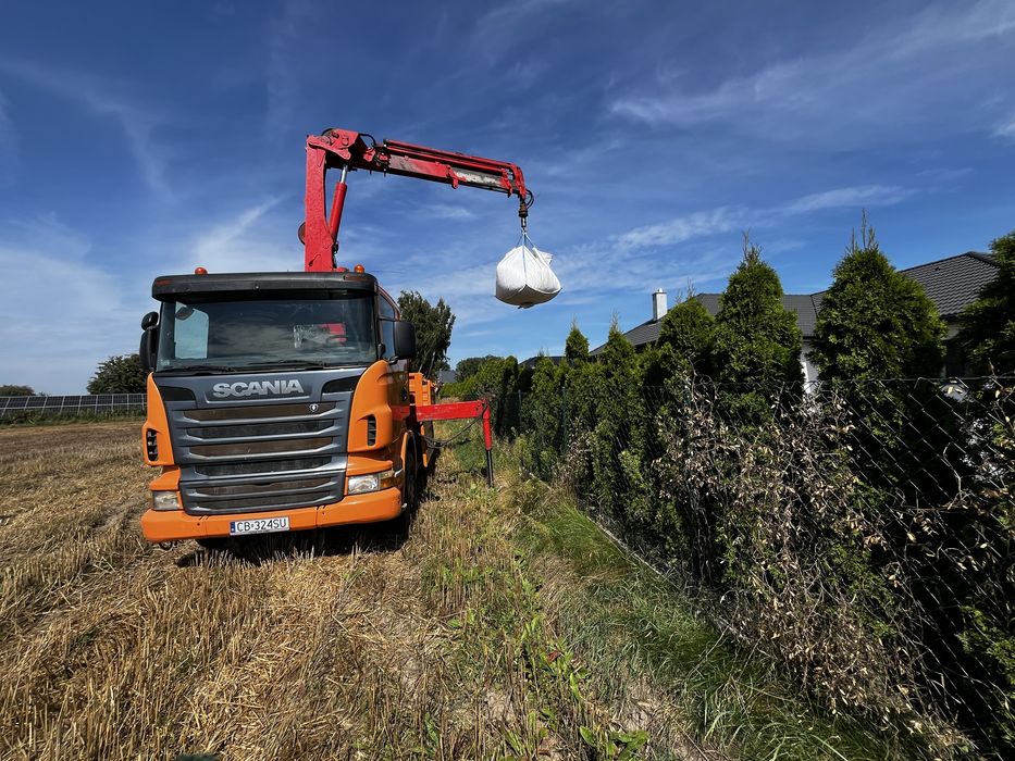 Usługi HDS, transport HDS,wywrotka 15ton