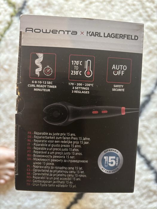 Modelador de Cabelo ROWENTA So Curls Karl LAGERFELD CF371LF0