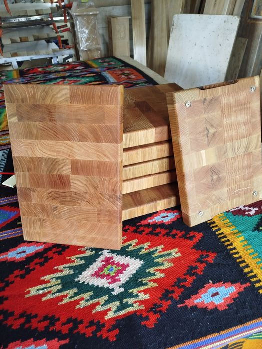 Дошки кухонні торцові,дубові