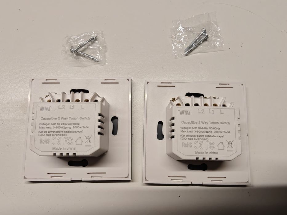 Vendo interruptores touch de 2 vias