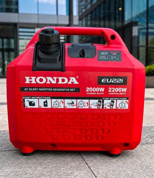 Інверторний Генератор HONDA електроенергії Honda EU22i хонда 2.2 кВт потужність інвертор на бензині електростанція хонда 2квт