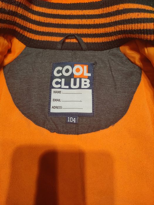 Kurtka zimowa chłopięca 104 cool club