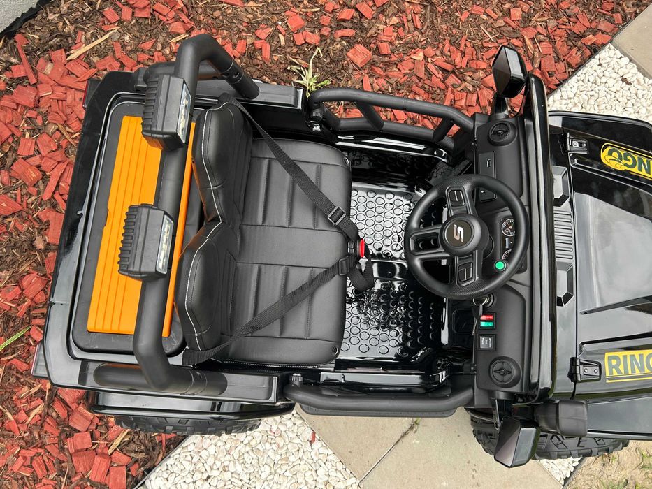 Udźwig 100kg 2os. Auto na akumulator ringo 4x4 800W 24V Pojazd lakier