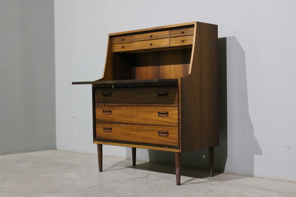 Escrivaninha dinamarquesa em pau santo | Mid Century Modern