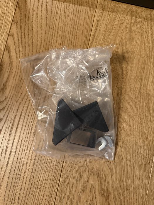 Enhet polka ikea 40x15x75 antracyt czarna