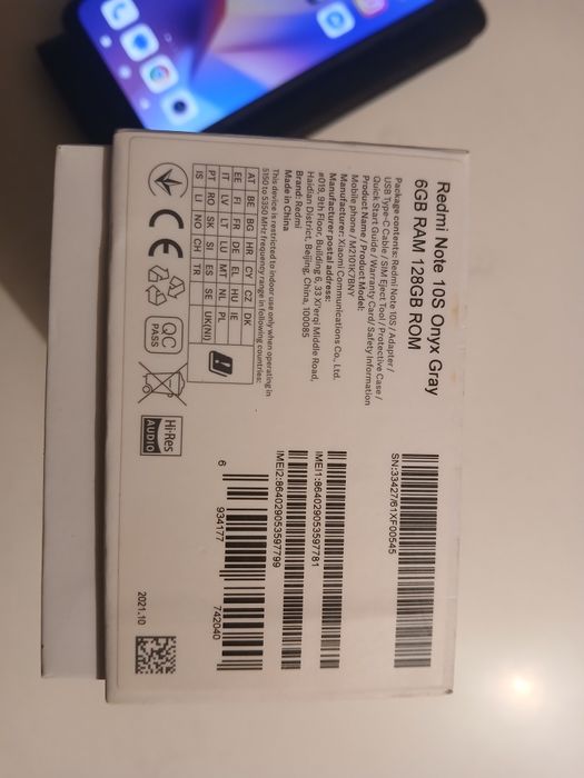 Ксиоми редми Note 10s